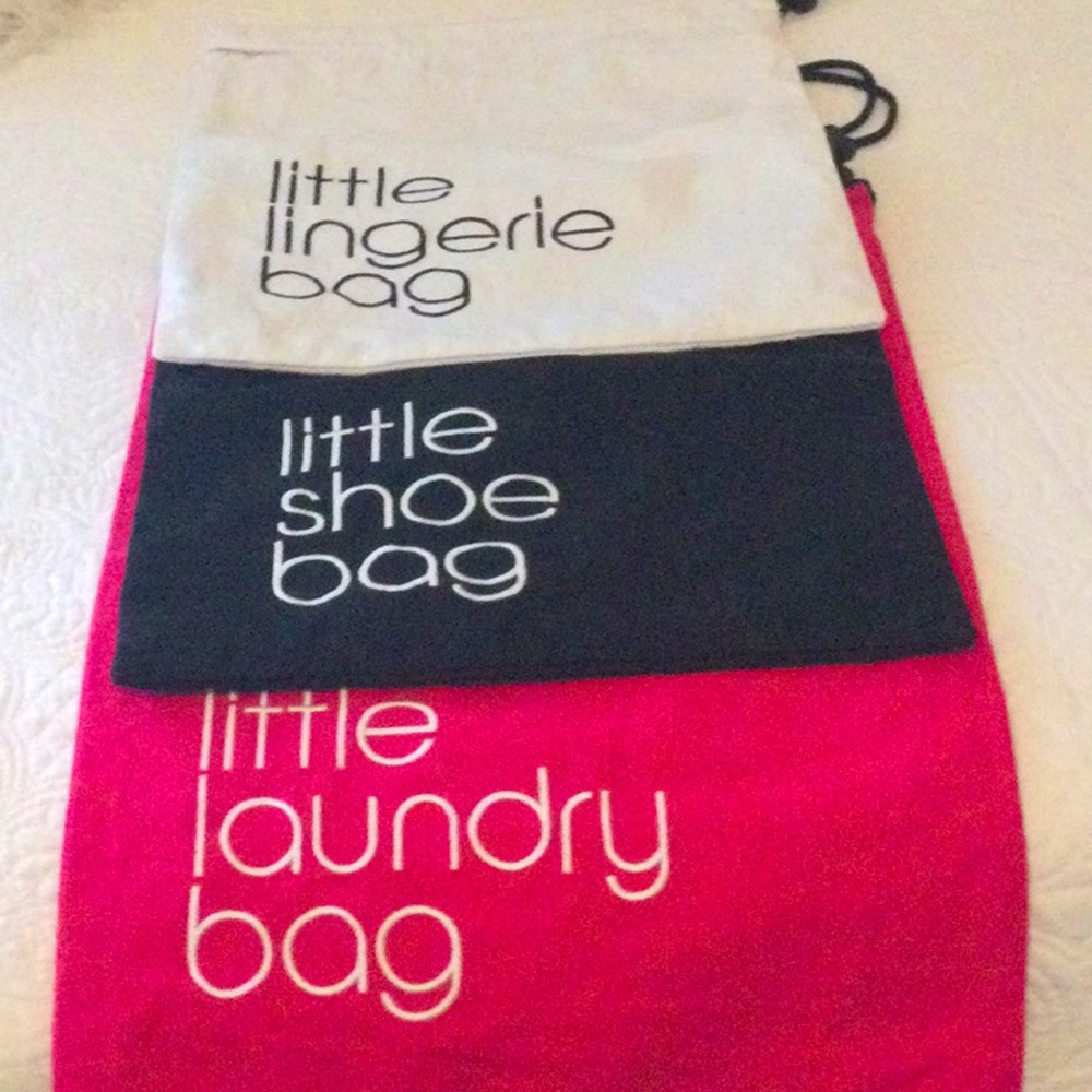 3 BLOOMINGDALES little bag laundry shoe lingerie